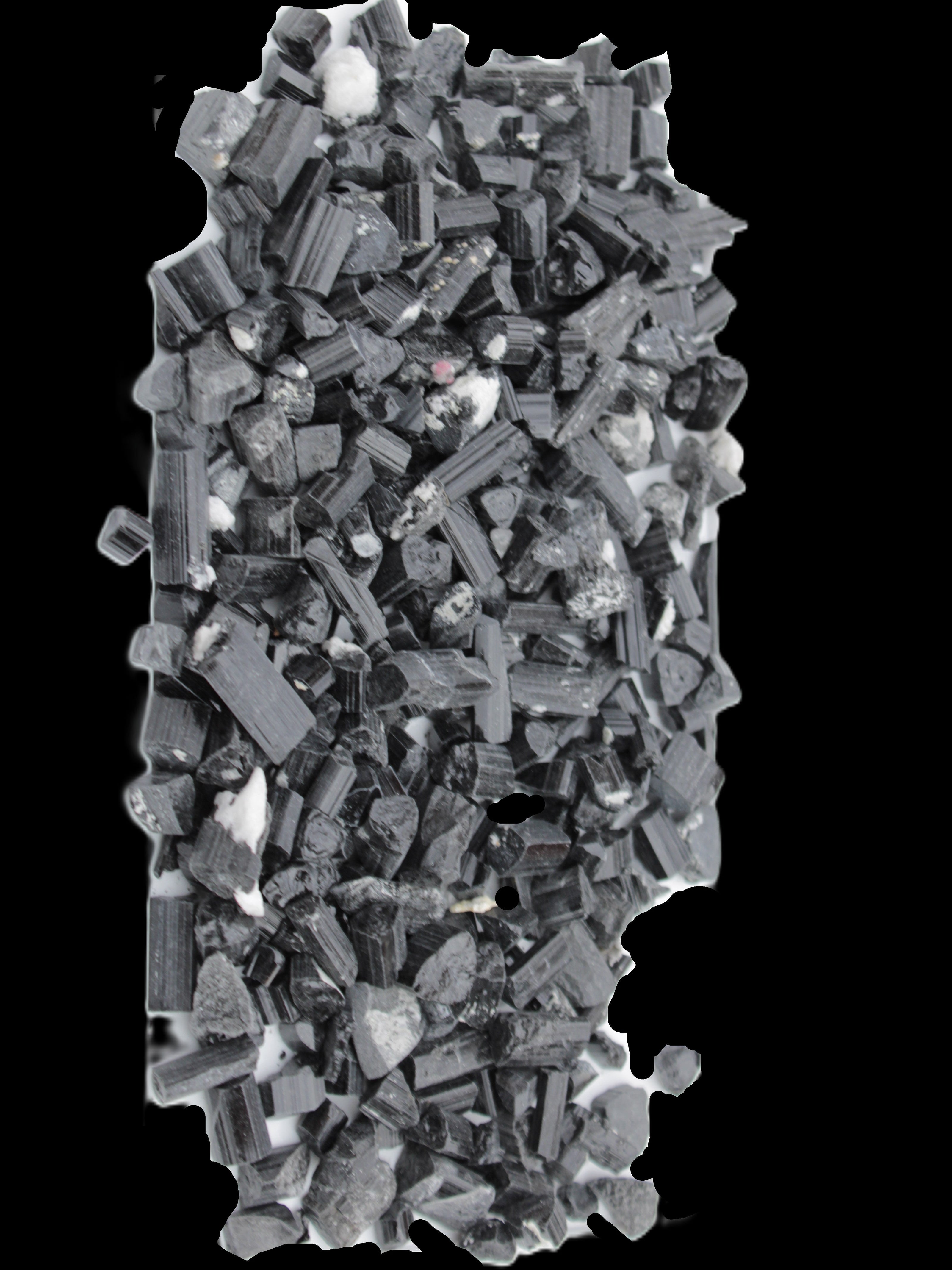 Black Tourmaline tiny natural crystals 3-10mm 250g Wholesale in sunlight - Rocks and Things Store