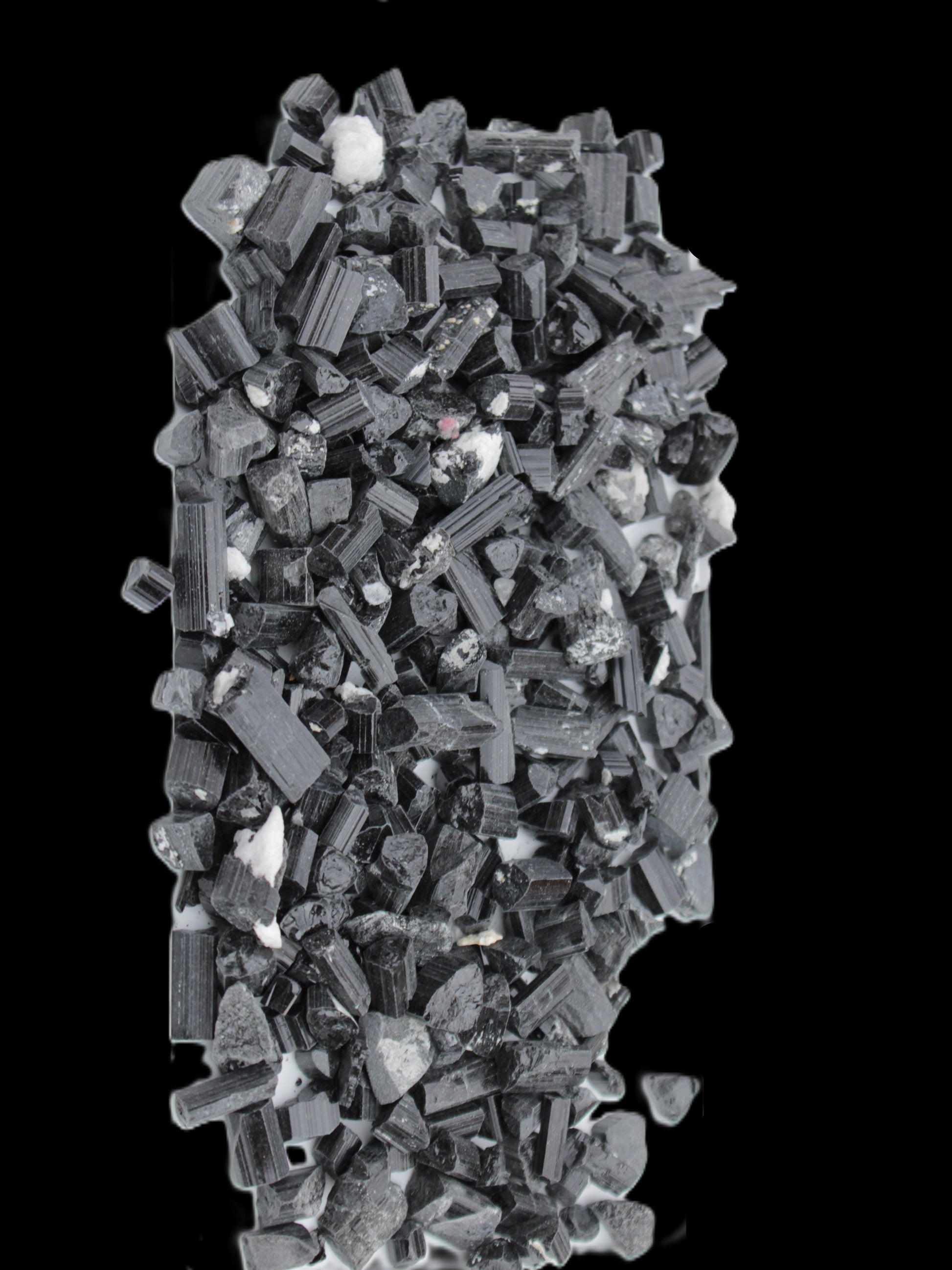Black Tourmaline tiny natural crystals 3-10mm 250g Wholesale in sunlight - Rocks and Things Store