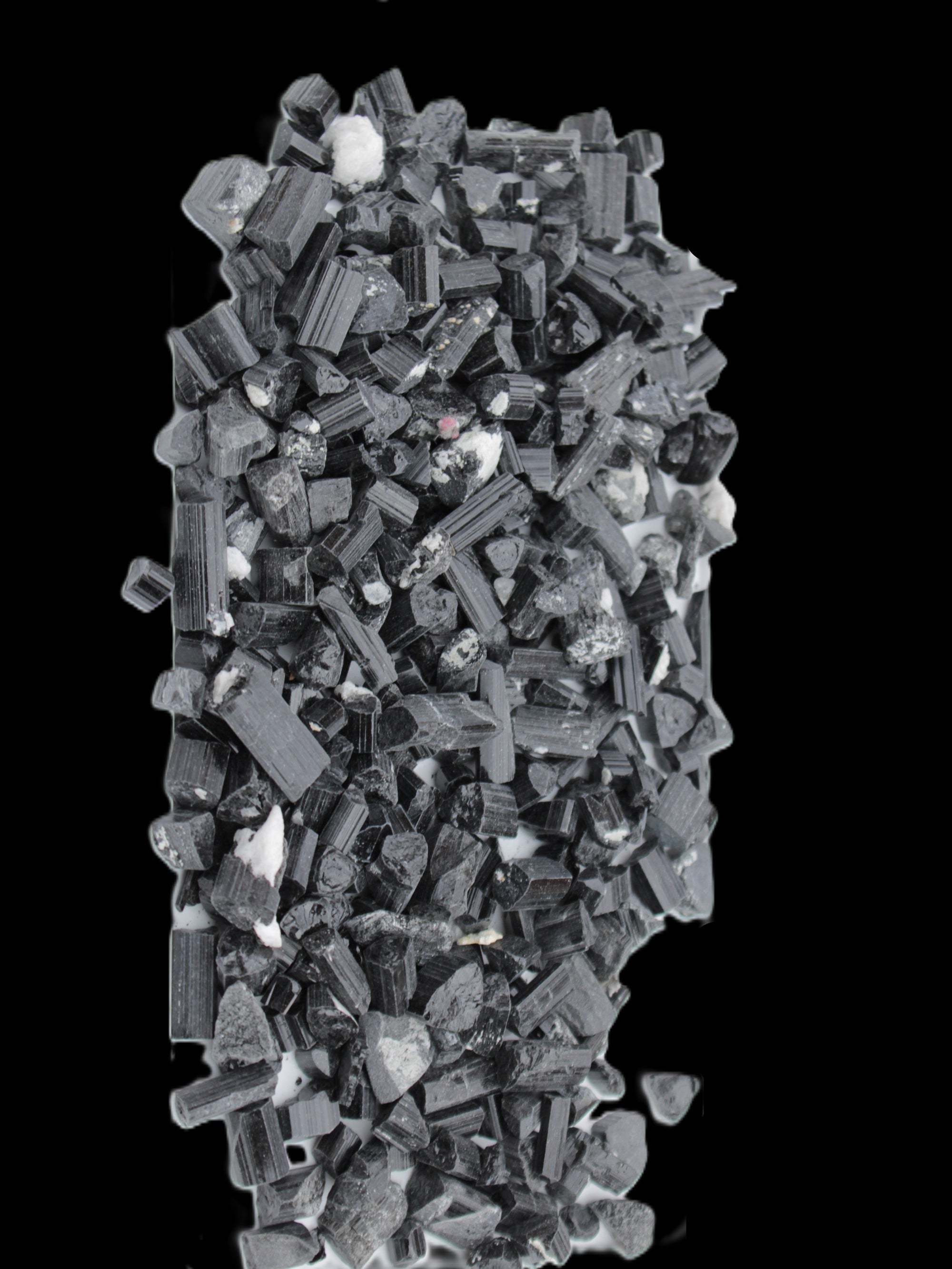 Black Tourmaline tiny natural crystals 3-10mm 250g Wholesale in sunlight - Rocks and Things Store