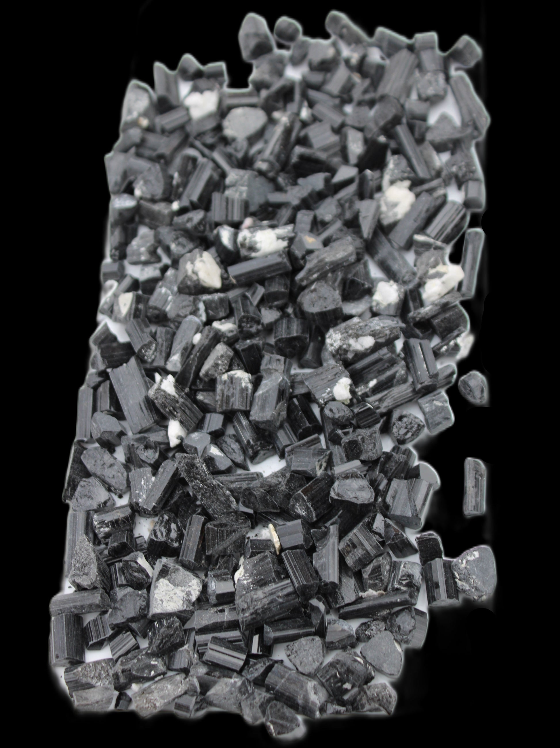 Black Tourmaline tiny natural crystals 3-10mm 250g Wholesale in sunlight - Rocks and Things Store