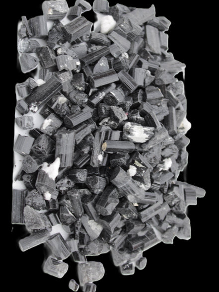 Black Tourmaline tiny natural crystals 3-10mm 250g Wholesale in sunlight - Rocks and Things Store