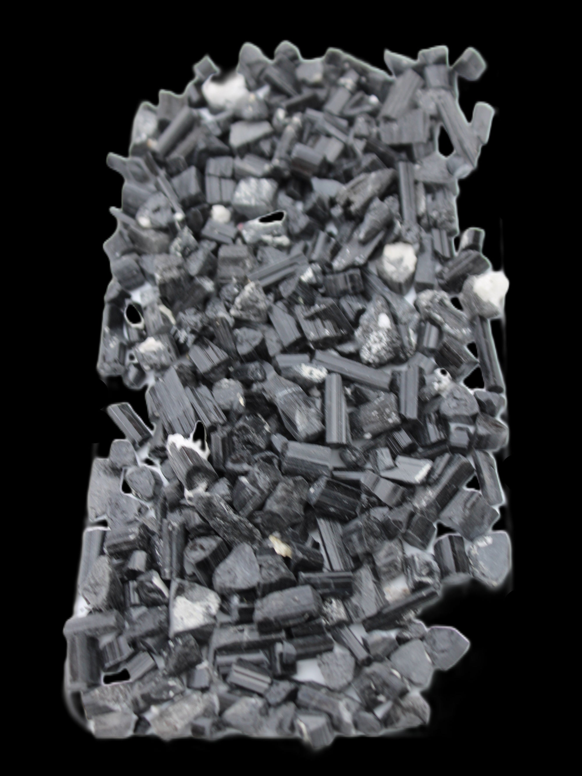 Black Tourmaline tiny natural crystals 3-10mm 250g Wholesale in sunlight - Rocks and Things Store