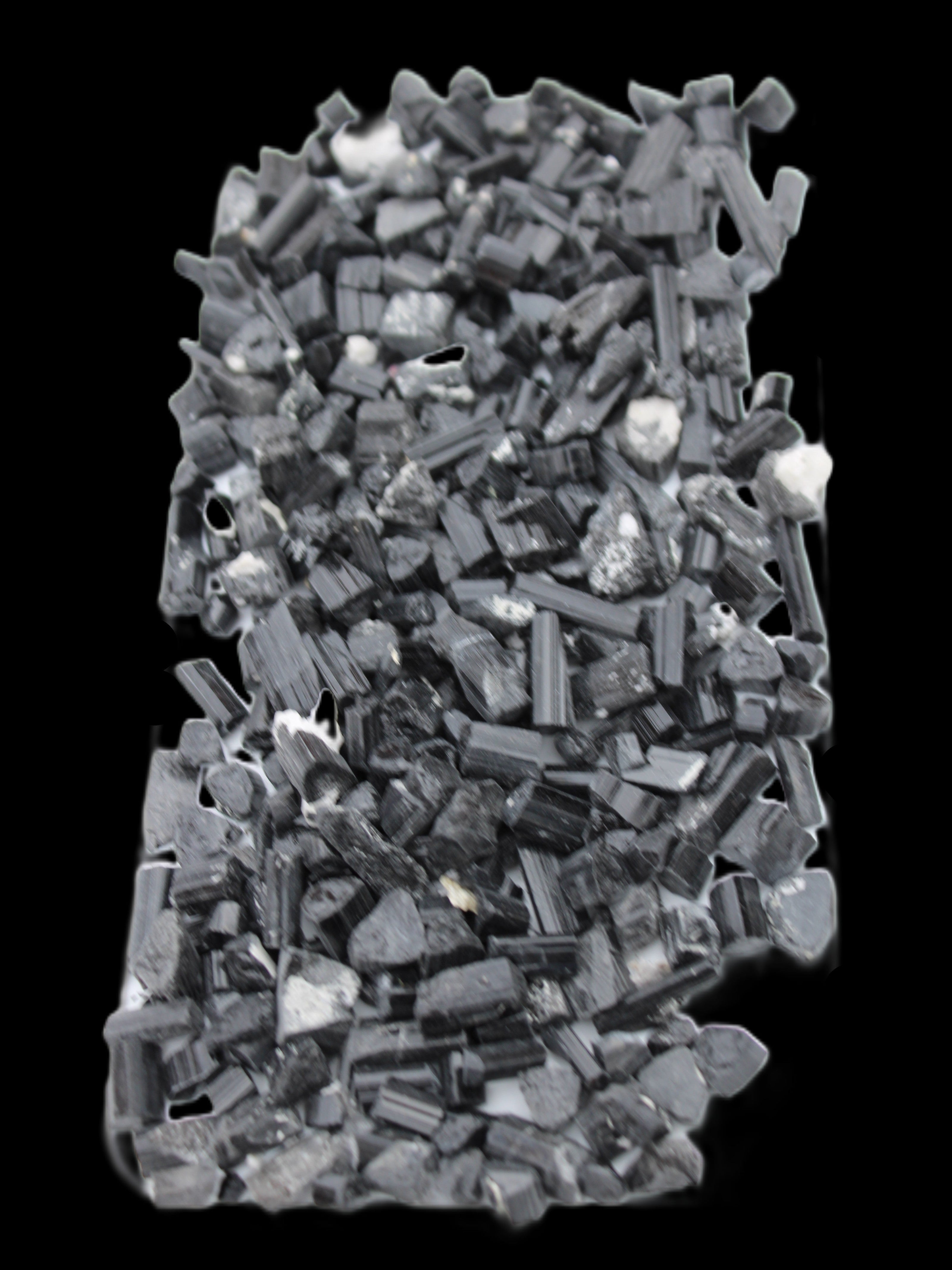 Black Tourmaline tiny natural crystals 3-10mm 250g Wholesale in sunlight - Rocks and Things Store