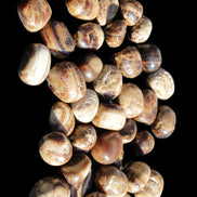 Chocolate Calcite 41 tumbled stones 25*20mm - 30*25mm 725g Wholesale in sunlight - Rocks and Things Store