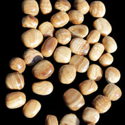 Chocolate Calcite 39 tumbled stones  23*17mm - 25*22mm 670g Wholesale in sunlight - Rocks and Things Store