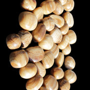 Chocolate Calcite 39 tumbled stones  23*17mm - 25*22mm 670g Wholesale in sunlight - Rocks and Things Store