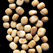 Chocolate Calcite 39 tumbled stones  23*17mm - 25*22mm 670g Wholesale in sunlight - Rocks and Things Store