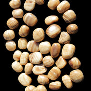 Chocolate Calcite 39 tumbled stones  23*17mm - 25*22mm 670g Wholesale in sunlight - Rocks and Things Store