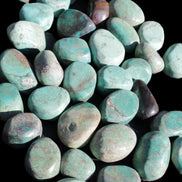 Chrysocolla Malachite 34 tumbled stones 19*10mm - 36*327mm 570g Wholesale Rocks and Things Store