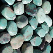 Chrysocolla Malachite 34 tumbled stones 19*10mm - 36*327mm 570g Wholesale Rocks and Things Store