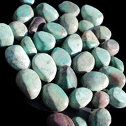 Chrysocolla Malachite 34 tumbled stones 19*10mm - 36*327mm 570g Wholesale Rocks and Things Store