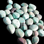 Chrysocolla Malachite 34 tumbled stones 19*10mm - 36*327mm 570g Wholesale Rocks and Things Store
