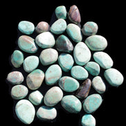Chrysocolla Malachite 34 tumbled stones 19*10mm - 36*327mm 570g Wholesale Rocks and Things Store