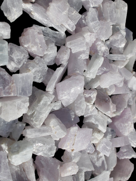 Pink/Lilac Kunzite 130+ crystals from Afghanistan 10-20mm 500g Wholesale Rocks and Things Store