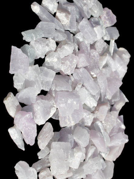 Pink/Lilac Kunzite 130+ crystals from Afghanistan 10-20mm 500g Wholesale Rocks and Things Store