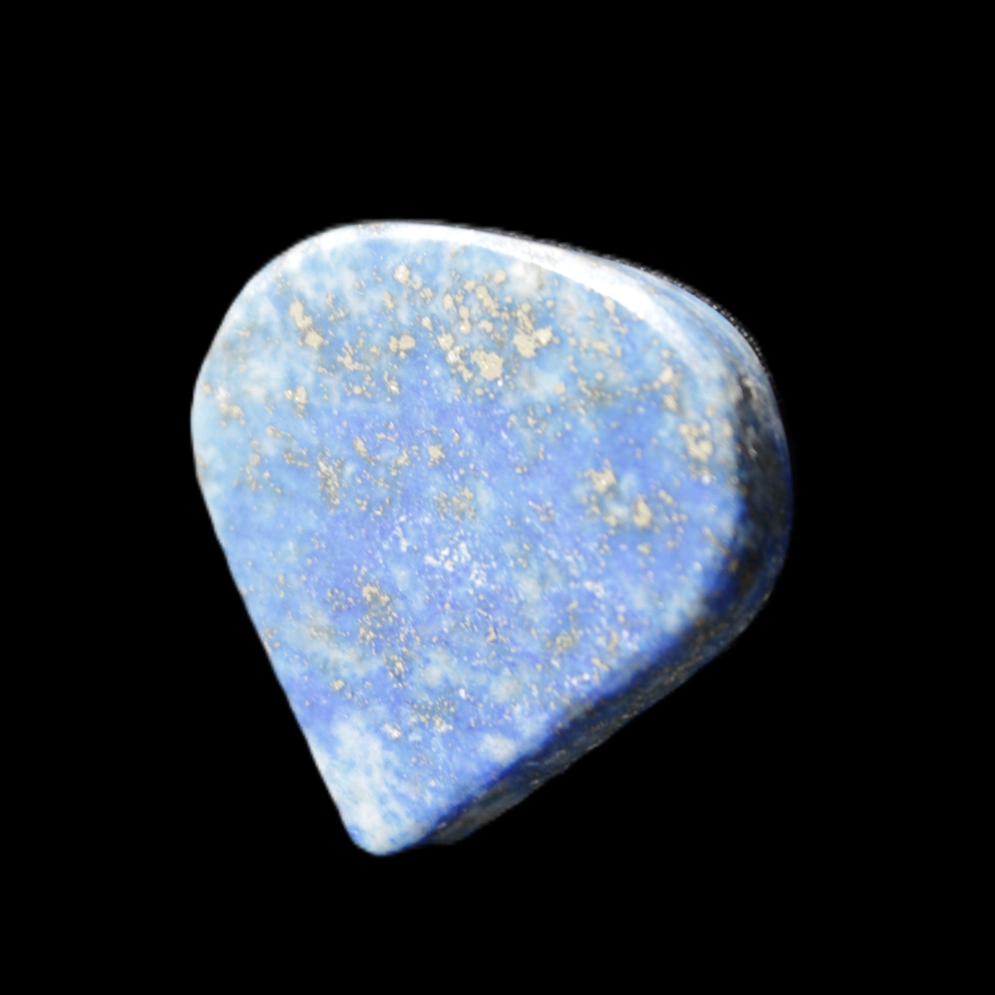 Lapis Lazuli pendant heart shape 27/31mm 10g in sunlight - Rocks and Things Store