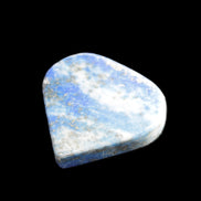 Lapis Lazuli pendant heart shape 27/31mm 10g in sunlight - Rocks and Things Store