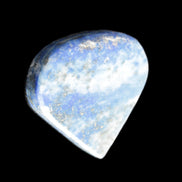 Lapis Lazuli pendant heart shape 27/31mm 10g in sunlight - Rocks and Things Store