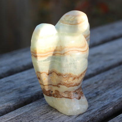 Caribbean Calcite hand-carved Angel 153g