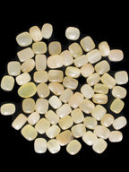 Lemon Calcite 66 tumbled stones 12*9mm - 21*18mm 600g Wholesale in sunlight - Rocks and Things Store