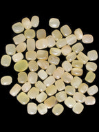 Lemon Calcite 66 tumbled stones 12*9mm - 21*18mm 600g Wholesale in sunlight - Rocks and Things Store