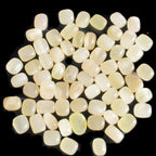 Lemon Calcite 66 tumbled stones 12*9mm - 21*18mm 600g Wholesale in sunlight - Rocks and Things Store
