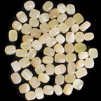 Lemon Calcite 66 tumbled stones 12*9mm - 21*18mm 600g Wholesale in sunlight - Rocks and Things Store