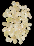 Lemon Calcite 66 tumbled stones 12*9mm - 21*18mm 600g Wholesale in sunlight - Rocks and Things Store