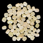 Lemon Calcite 66 tumbled stones 12*9mm - 21*18mm 600g Wholesale in sunlight - Rocks and Things Store