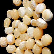 Lemon Calcite 36 tumbled stones 22*18mm - 30-24mm 730g Wholesale Rocks and Things Store