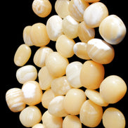Lemon Calcite 36 tumbled stones 22*18mm - 30-24mm 730g Wholesale Rocks and Things Store