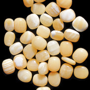 Lemon Calcite 36 tumbled stones 22*18mm - 30-24mm 730g Wholesale Rocks and Things Store