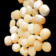 Lemon Calcite 36 tumbled stones 22*18mm - 30-24mm 730g Wholesale Rocks and Things Store
