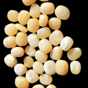 Lemon Calcite 36 tumbled stones 22*18mm - 30-24mm 730g Wholesale Rocks and Things Store