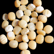 Lemon Calcite 36 tumbled stones 22*18mm - 30-24mm 730g Wholesale Rocks and Things Store