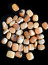 Banded Topaz Honrey Calcite 38 tumbled stones 22*12mm - 30*22mm 734g Wholesale Rocks and Things Store