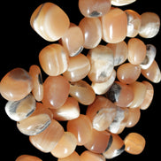 Banded Topaz Honrey Calcite 38 tumbled stones 22*12mm - 30*22mm 734g Wholesale Rocks and Things Store