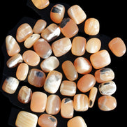 Banded Topaz Honrey Calcite 38 tumbled stones 22*12mm - 30*22mm 734g Wholesale Rocks and Things Store