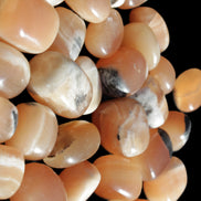 Banded Topaz Honrey Calcite 38 tumbled stones 22*12mm - 30*22mm 734g Wholesale Rocks and Things Store