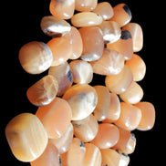 Banded Topaz Honrey Calcite 38 tumbled stones 22*12mm - 30*22mm 734g Wholesale Rocks and Things Store