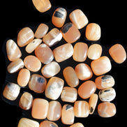 Banded Topaz Honrey Calcite 38 tumbled stones 22*12mm - 30*22mm 734g Wholesale Rocks and Things Store