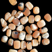 Banded Topaz Honrey Calcite 38 tumbled stones 22*12mm - 30*22mm 734g Wholesale Rocks and Things Store