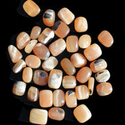 Banded Topaz Honrey Calcite 38 tumbled stones 22*12mm - 30*22mm 734g Wholesale Rocks and Things Store