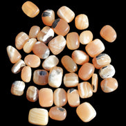 Banded Topaz Honrey Calcite 38 tumbled stones 22*12mm - 30*22mm 734g Wholesale Rocks and Things Store