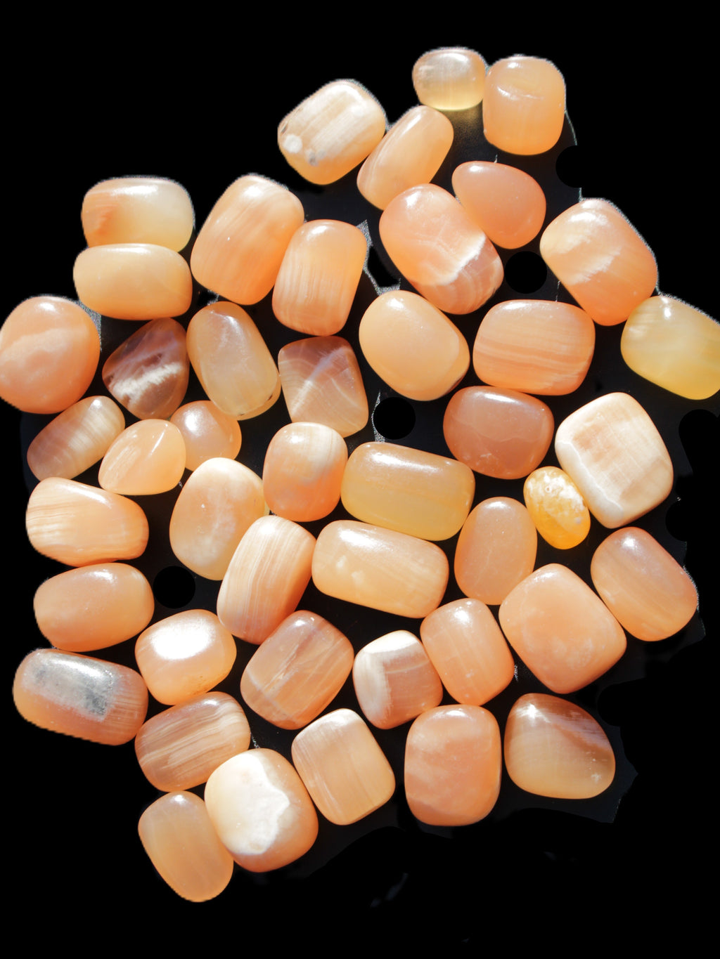 Topaz Calcite 44 tumbled stones 770g Wholesale Rocks and Things Store