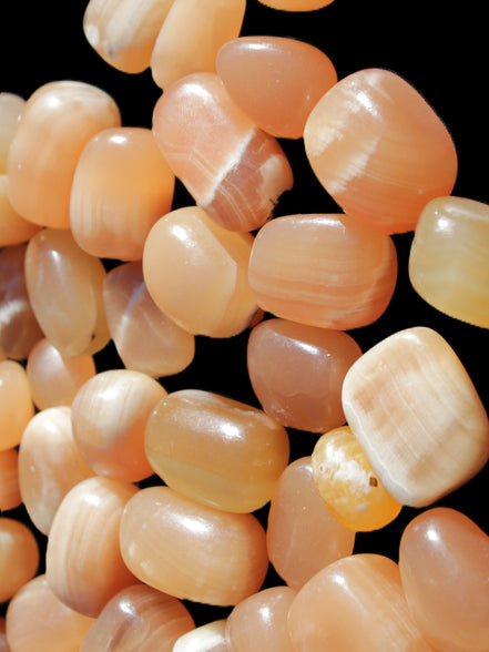 Topaz Calcite 44 tumbled stones 770g Wholesale Rocks and Things Store