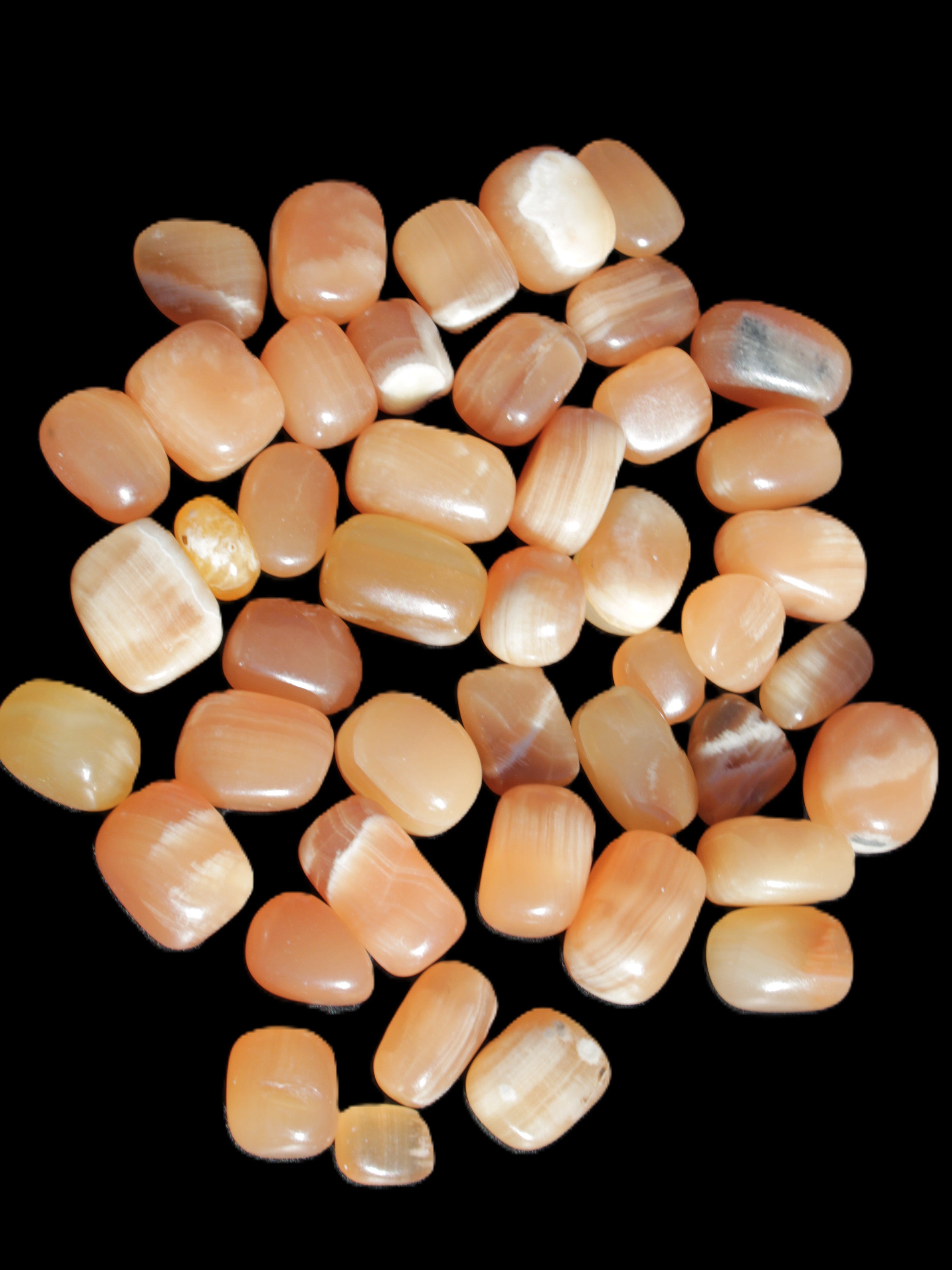 Topaz Calcite 44 tumbled stones 770g Wholesale Rocks and Things Store