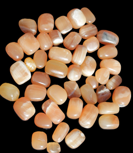 Topaz Calcite 44 tumbled stones 770g Wholesale Rocks and Things Store