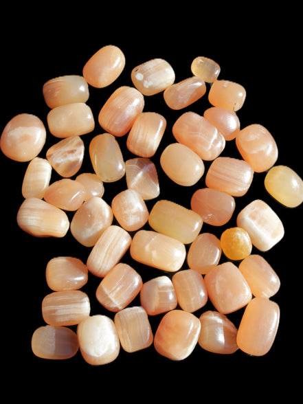 Topaz Calcite 44 tumbled stones 770g Wholesale Rocks and Things Store