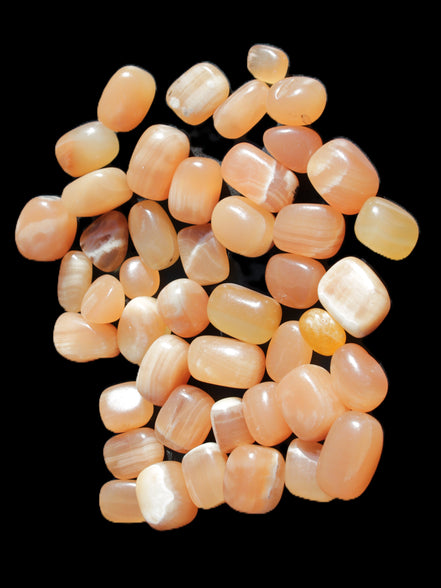 Topaz Calcite 44 tumbled stones 770g Wholesale Rocks and Things Store